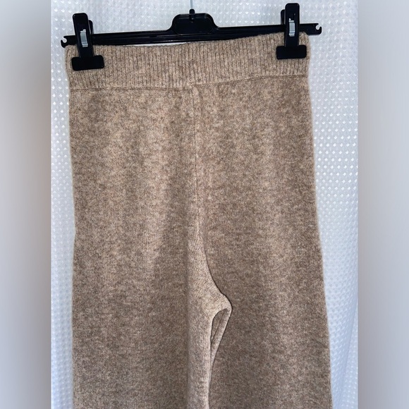 Women’s‎ ZARA light brown knit flared TROUSERS pants size small - Picture 12 of 16